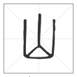 说文解字篆书山字
