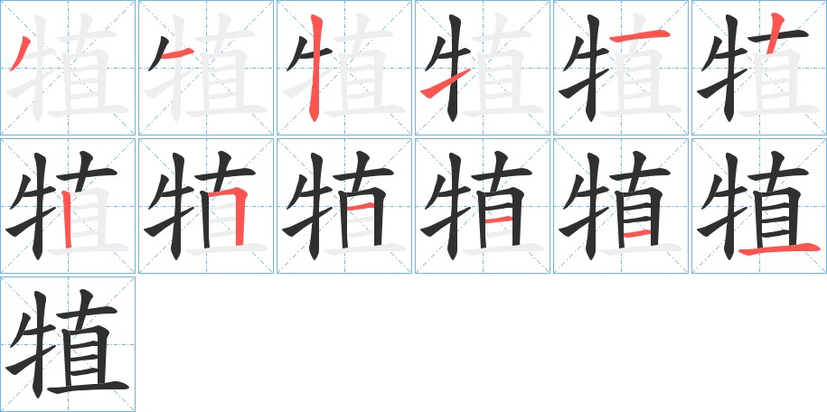犆字的笔顺图片